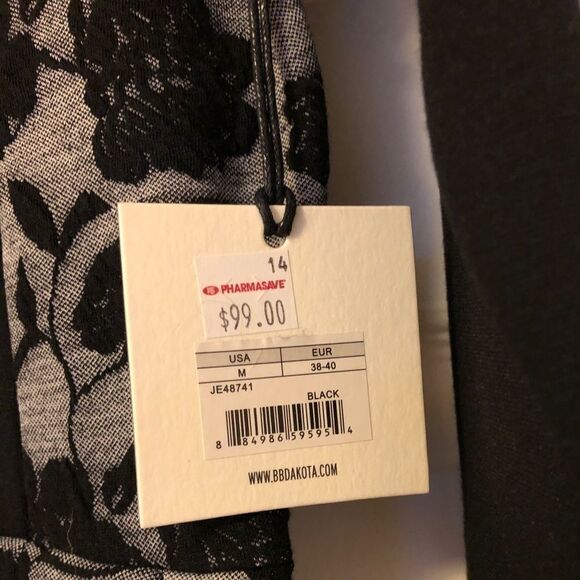 Jack by BB Dakota Black & Grey Dress NWT - Picture 4 of 4